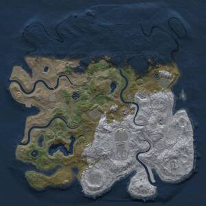 Thumbnail Rust Map: Procedural Map, Size: 4250, Seed: 1774317105, 16 Monuments