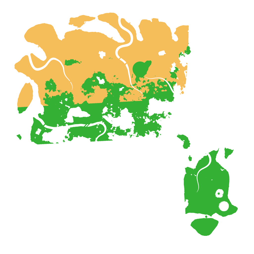 Biome Rust Map: Procedural Map, Size: 4500, Seed: 919020283
