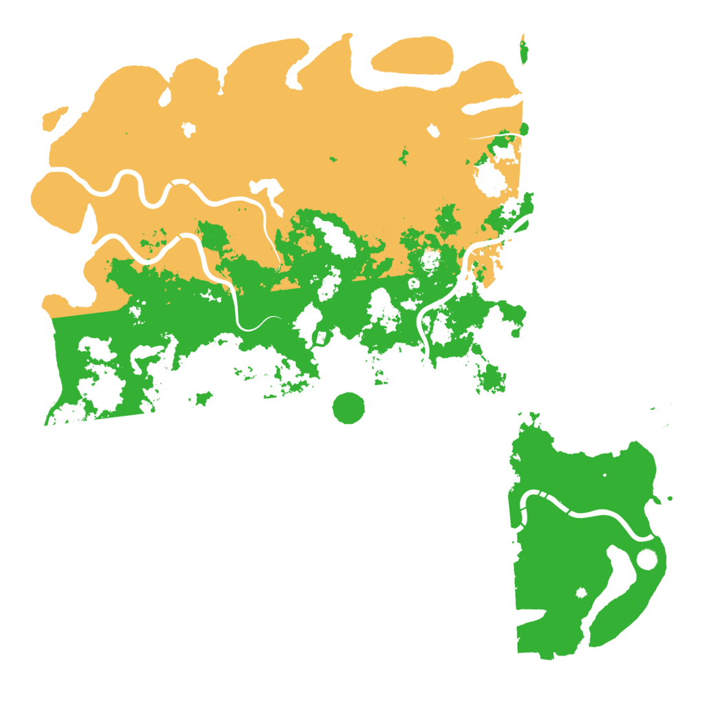 Biome Rust Map: Procedural Map, Size: 6000, Seed: 21594