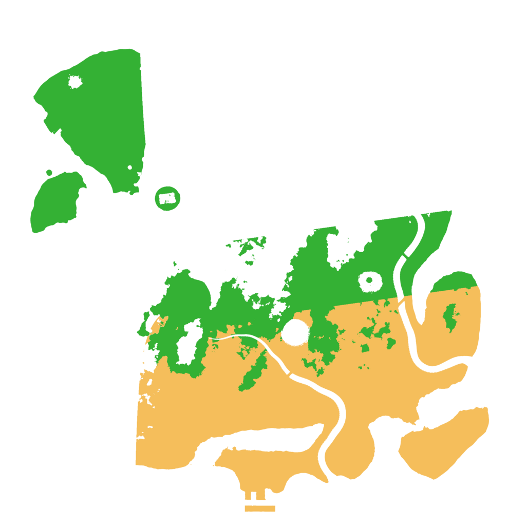 Biome Rust Map: Procedural Map, Size: 3500, Seed: 1344968951