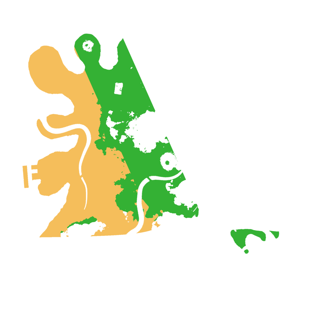 Biome Rust Map: Procedural Map, Size: 2900, Seed: 40000