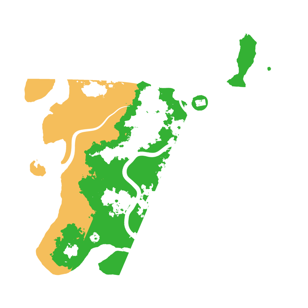 Biome Rust Map: Procedural Map, Size: 3300, Seed: 23