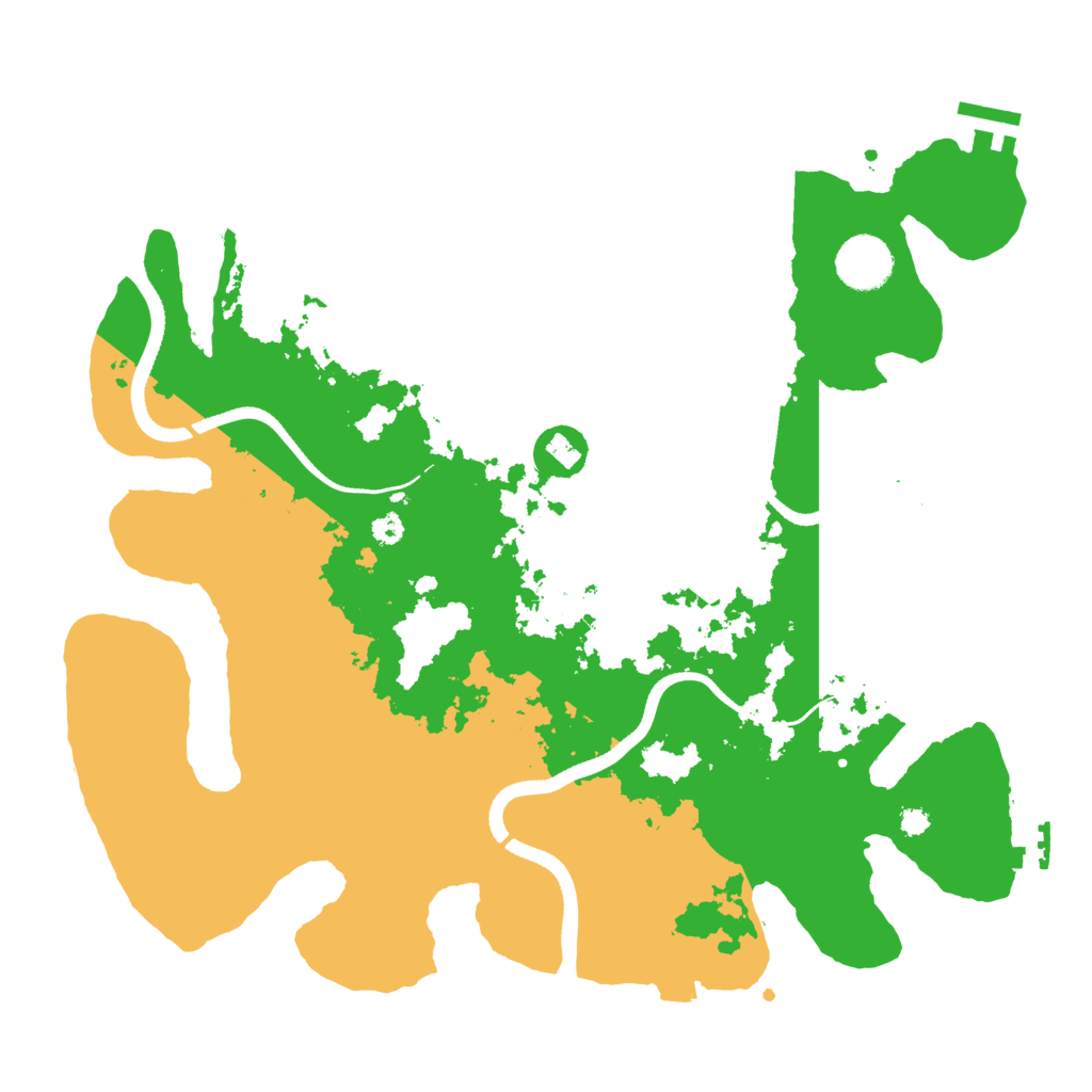 Biome Rust Map: Procedural Map, Size: 3500, Seed: 1654792288