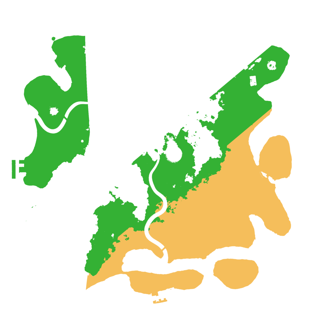 Biome Rust Map: Procedural Map, Size: 3450, Seed: 3600