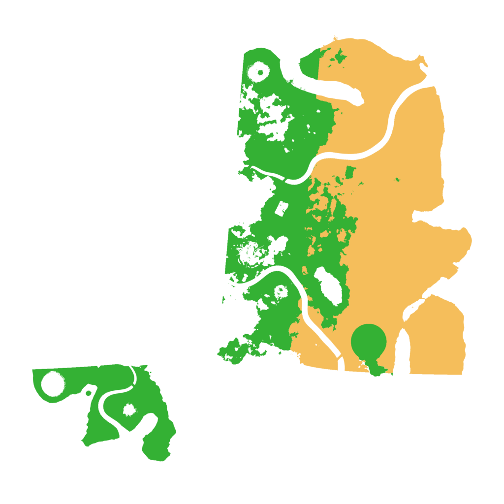 Biome Rust Map: Procedural Map, Size: 3750, Seed: 1296018420
