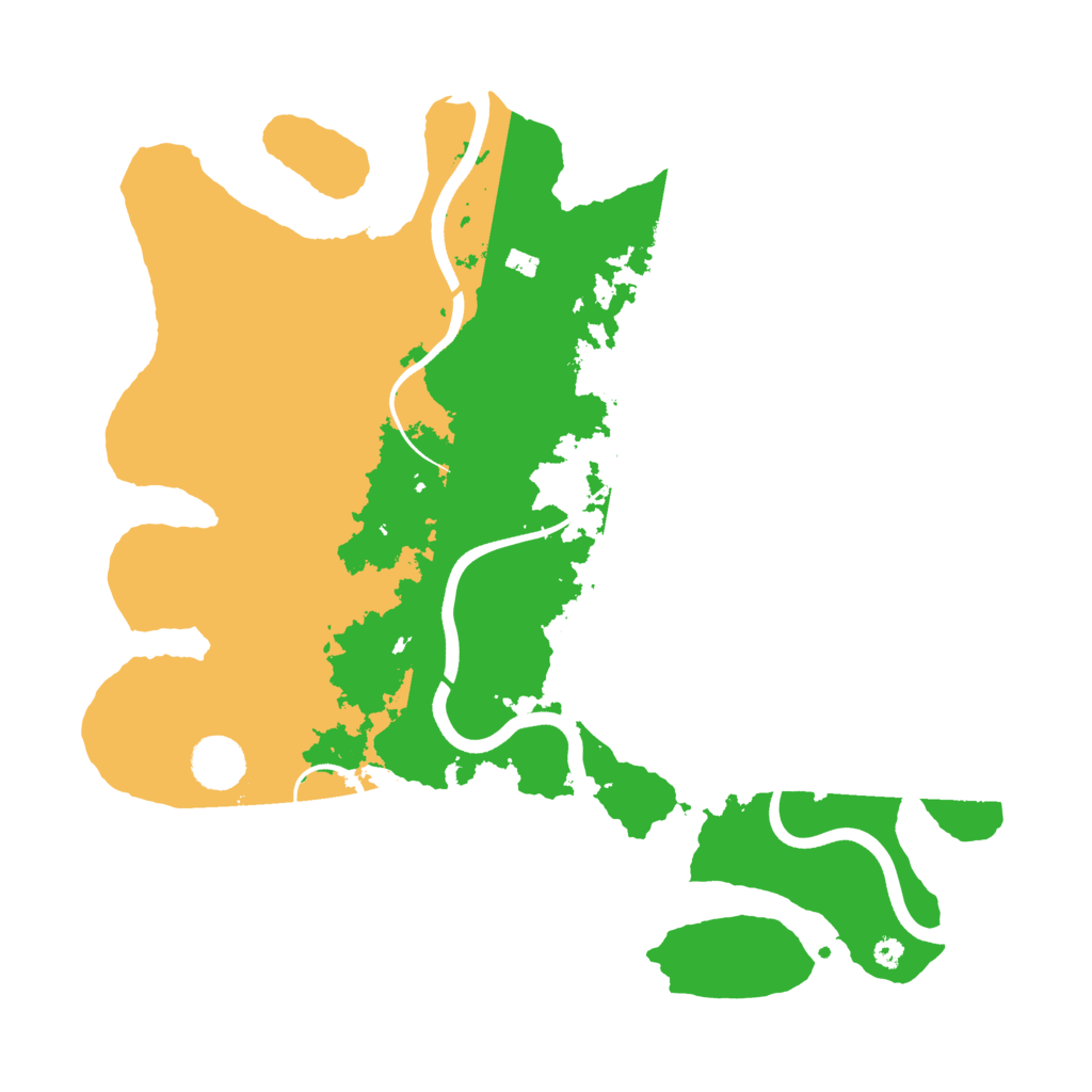 Biome Rust Map: Procedural Map, Size: 3700, Seed: 1551924718