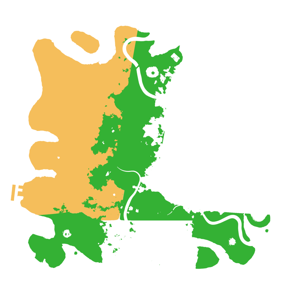 Biome Rust Map: Procedural Map, Size: 3700, Seed: 1551924718