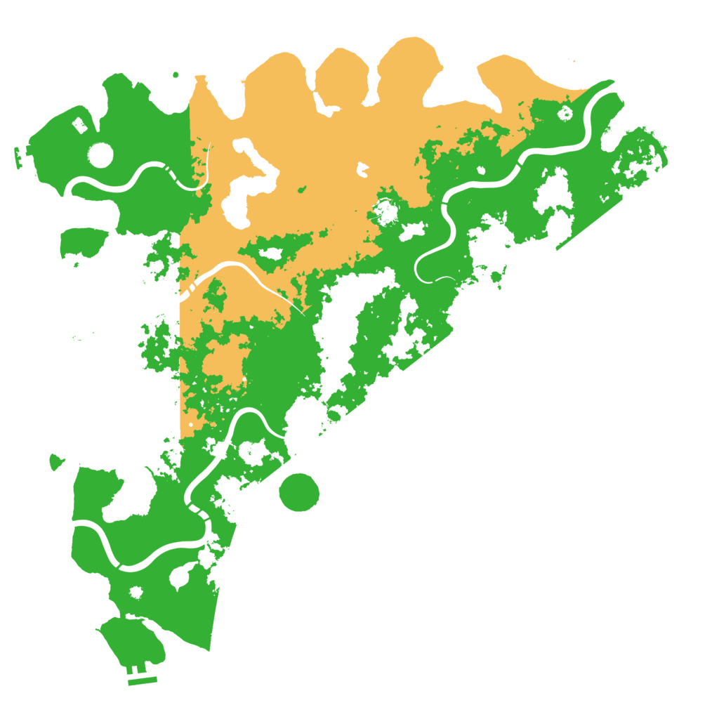 Biome Rust Map: Procedural Map, Size: 5000, Seed: 309533056