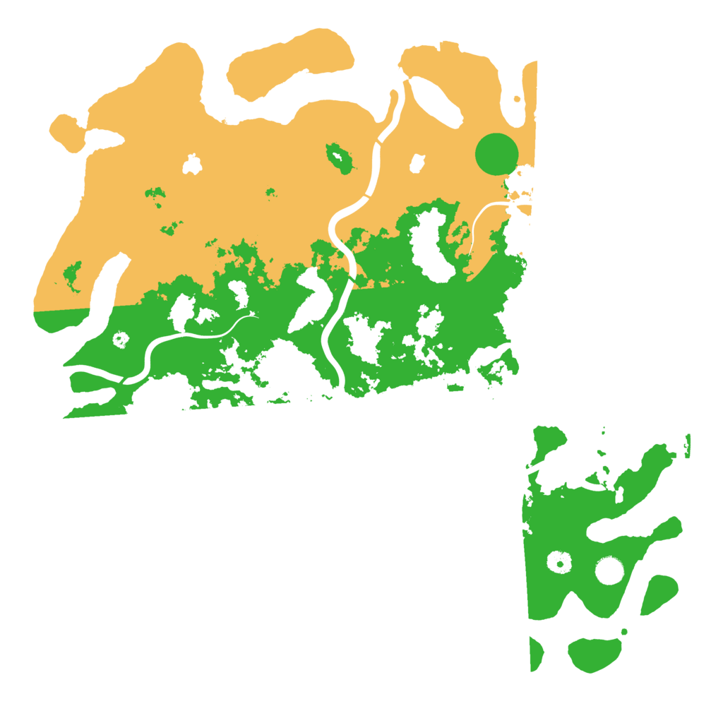 Biome Rust Map: Procedural Map, Size: 4500, Seed: 388540378