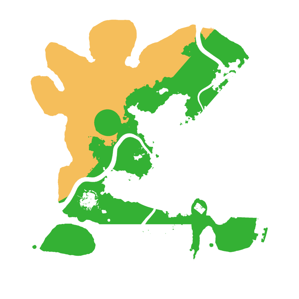 Biome Rust Map: Procedural Map, Size: 3000, Seed: 476231