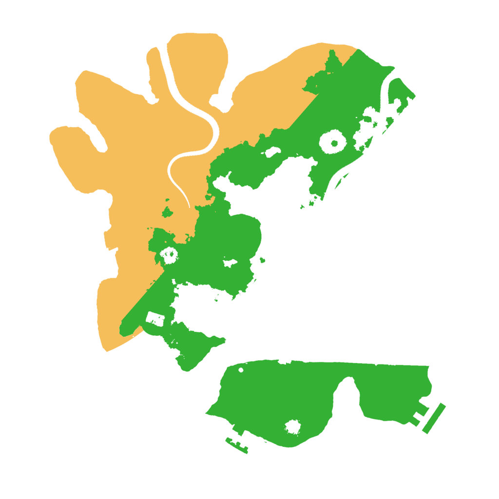 Biome Rust Map: Procedural Map, Size: 3000, Seed: 476231