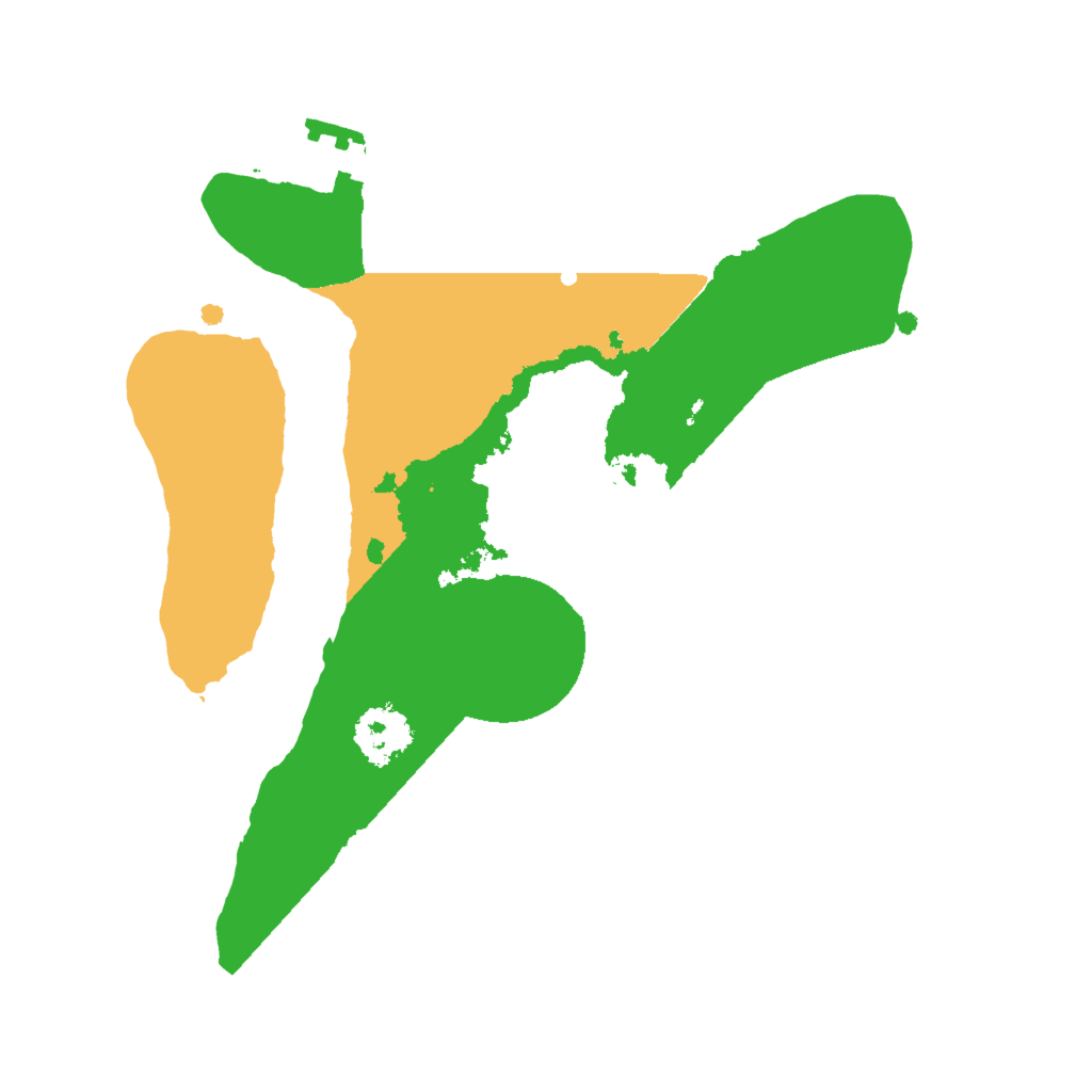 Biome Rust Map: Procedural Map, Size: 2000, Seed: 6965