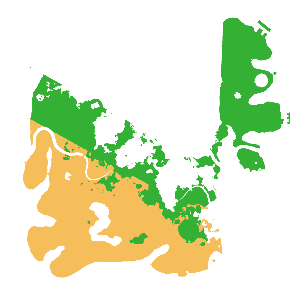 Biome Rust Map: Procedural Map, Size: 4000, Seed: 206474662