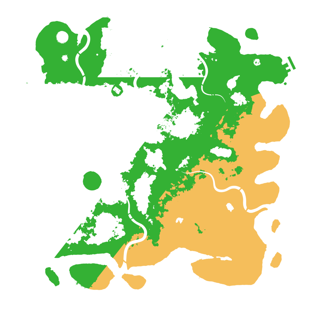 Biome Rust Map: Procedural Map, Size: 4500, Seed: 379182363
