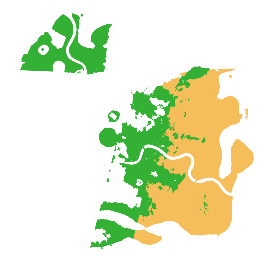 Biome Rust Map: Procedural Map, Size: 3900, Seed: 317268123