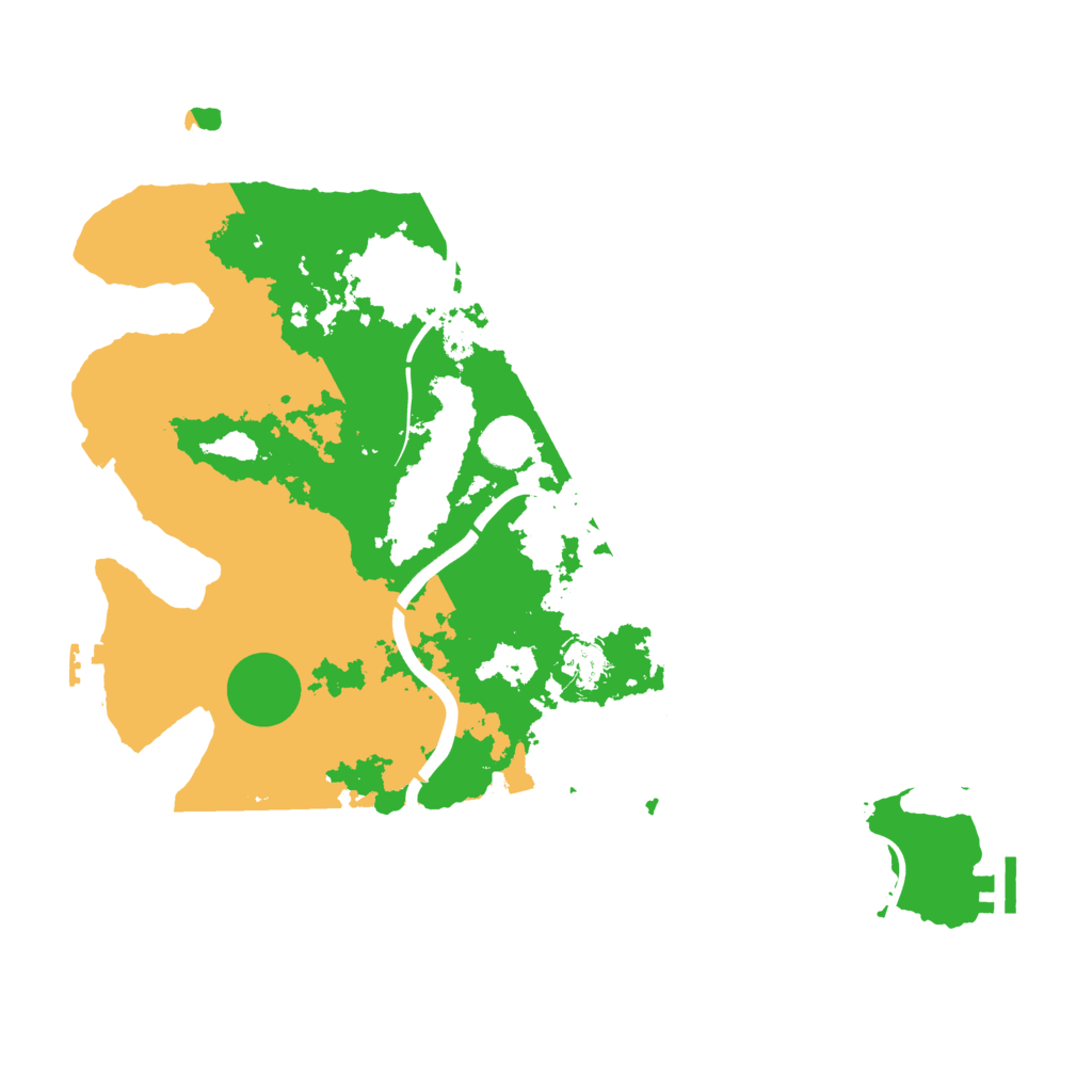 Biome Rust Map: Procedural Map, Size: 3900, Seed: 740525200