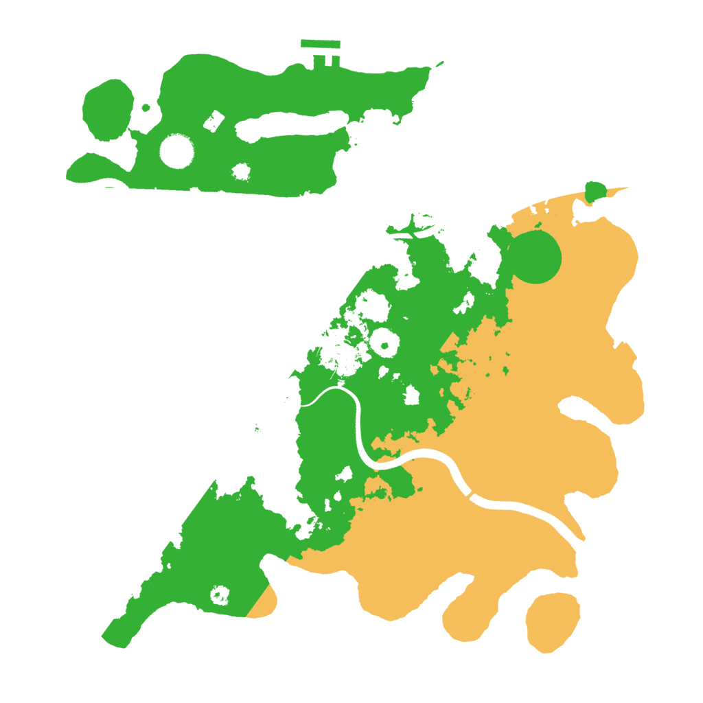 Biome Rust Map: Procedural Map, Size: 3600, Seed: 975678