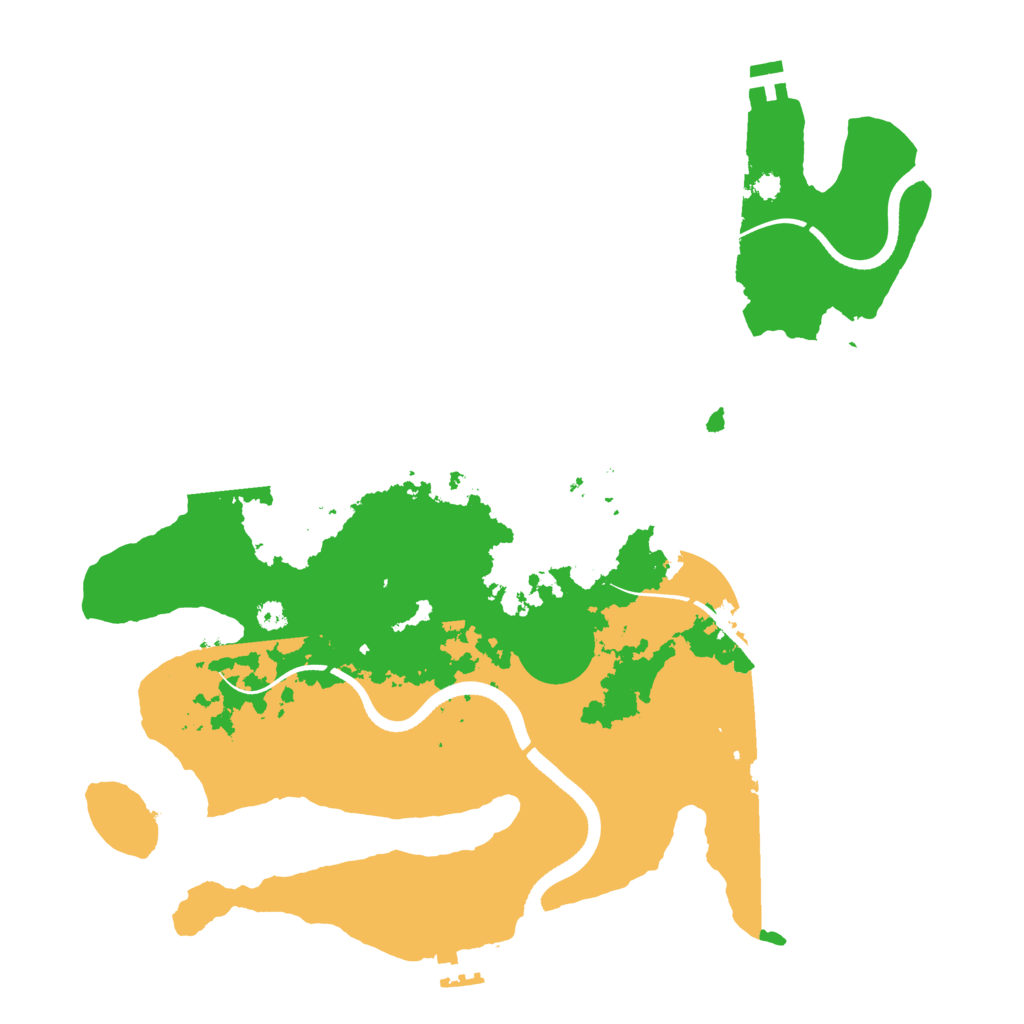 Biome Rust Map: Procedural Map, Size: 3550, Seed: 22