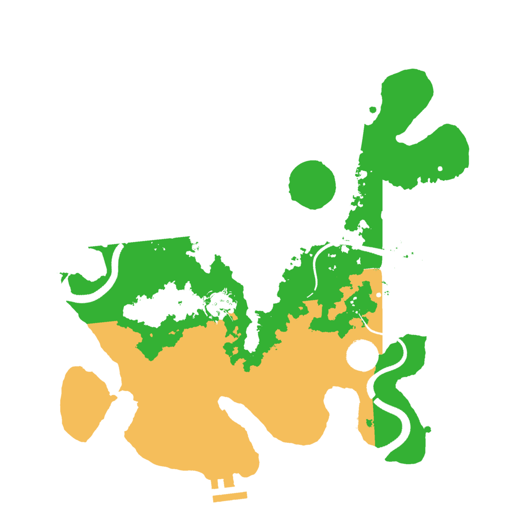 Biome Rust Map: Procedural Map, Size: 3000, Seed: 607258668