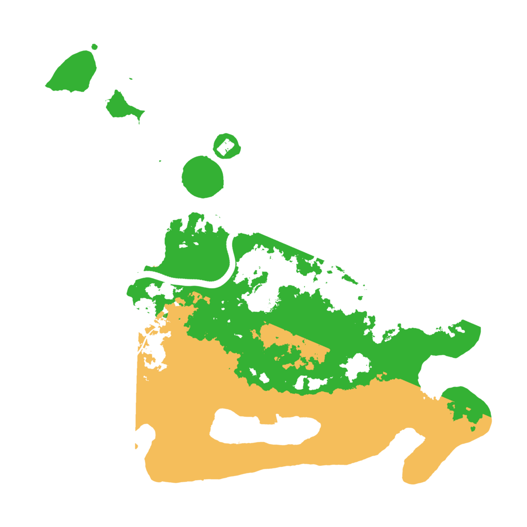 Biome Rust Map: Procedural Map, Size: 3500, Seed: 1386440998