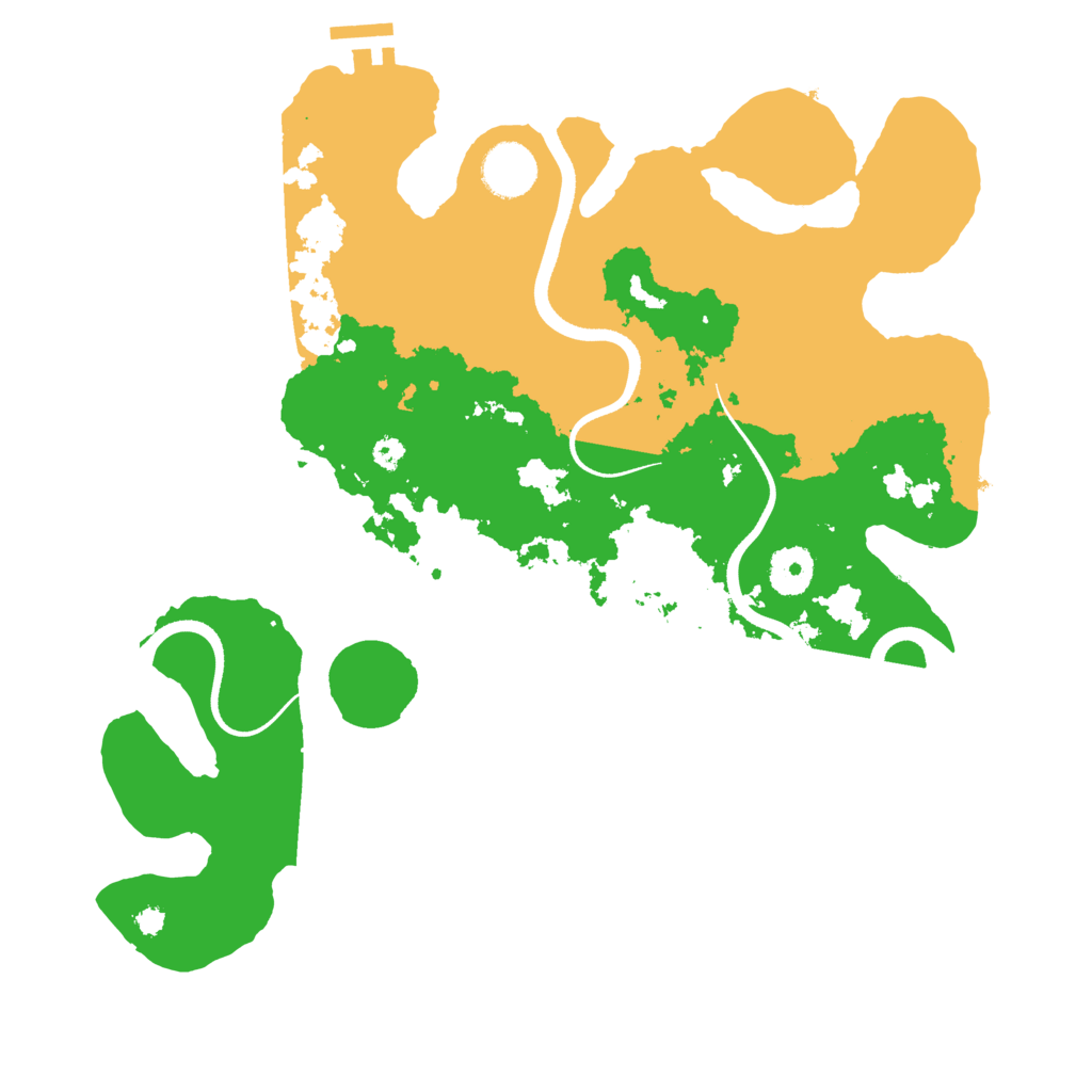 Biome Rust Map: Procedural Map, Size: 3500, Seed: 813020077