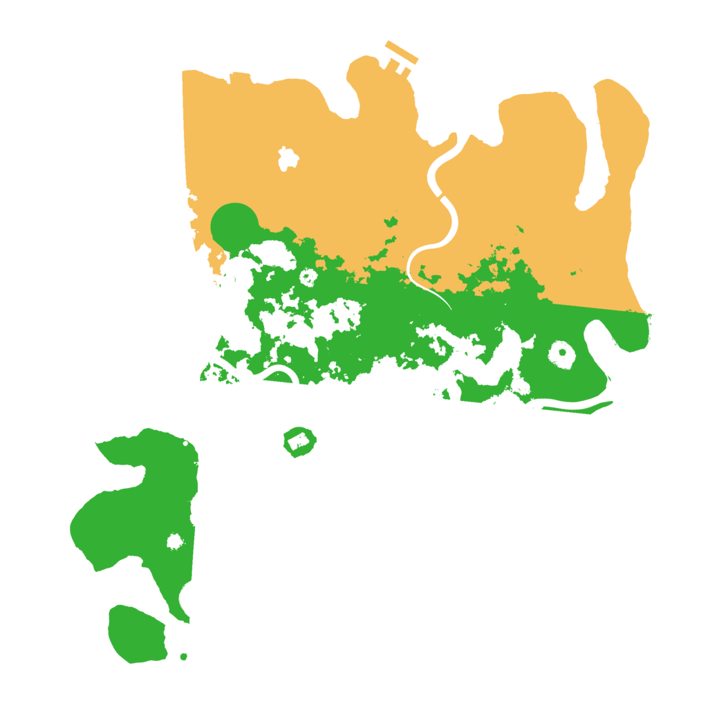 Biome Rust Map: Procedural Map, Size: 4000, Seed: 5842765