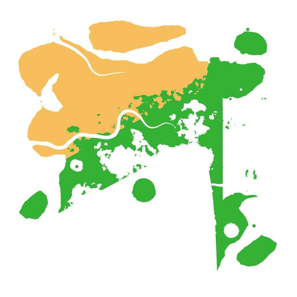 Biome Rust Map: Procedural Map, Size: 3550, Seed: 104259656