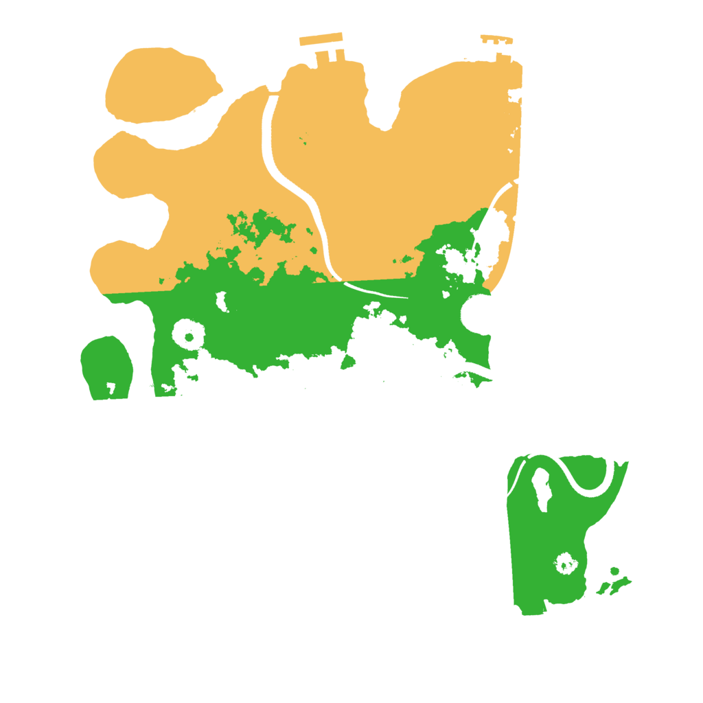 Biome Rust Map: Procedural Map, Size: 3300, Seed: 1491285924