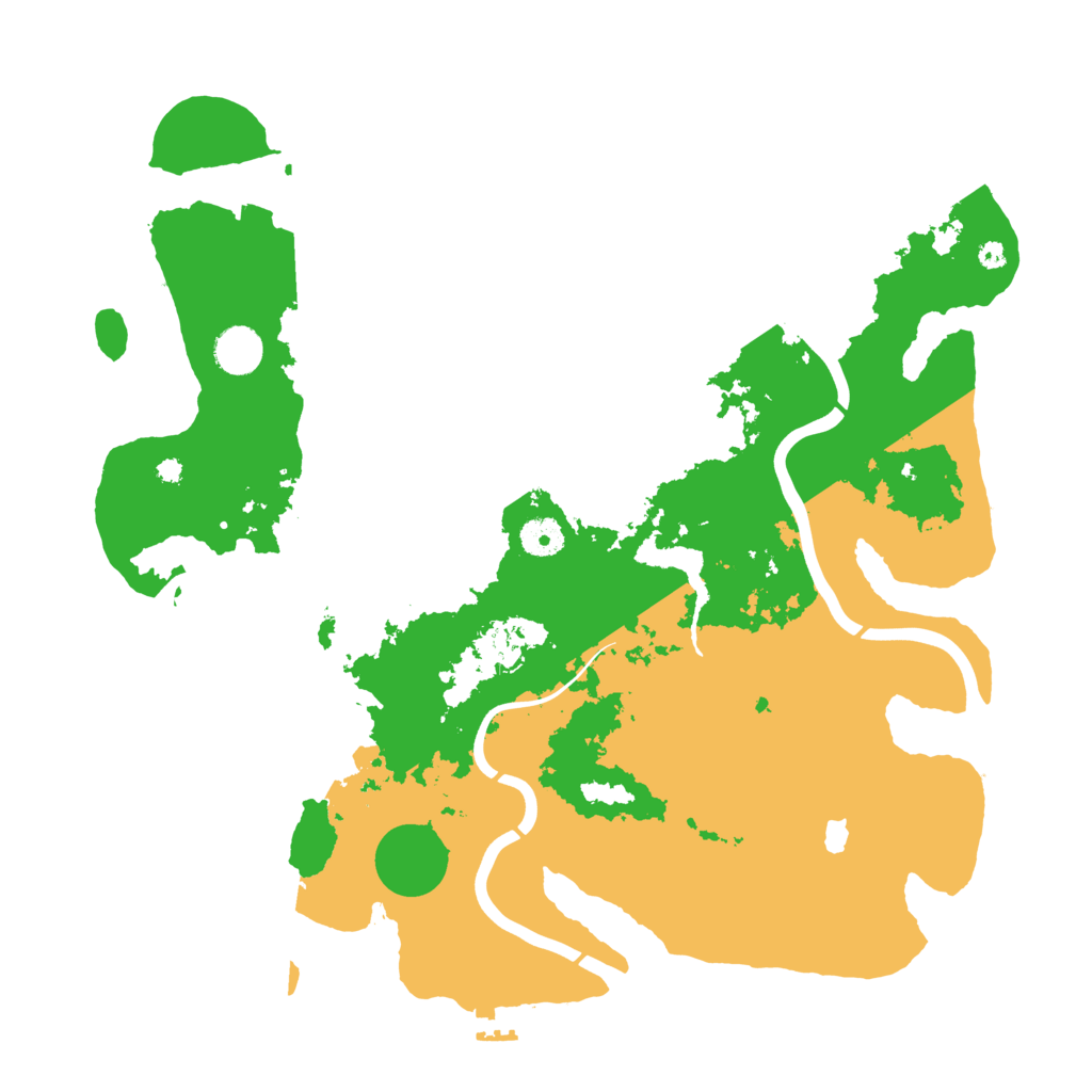 Biome Rust Map: Procedural Map, Size: 4000, Seed: 887431