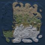 Thumbnail Rust Map: Procedural Map, Size: 4800, Seed: 80537008, 17 Monuments