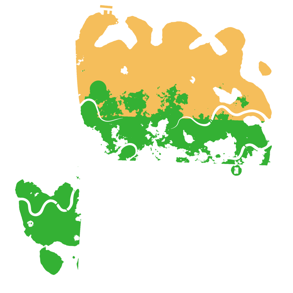 Biome Rust Map: Procedural Map, Size: 4800, Seed: 80537008