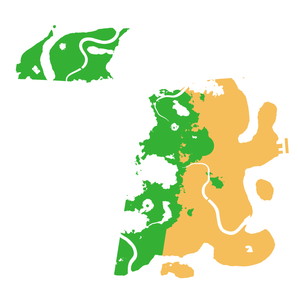 Biome Rust Map: Procedural Map, Size: 4000, Seed: 92886116