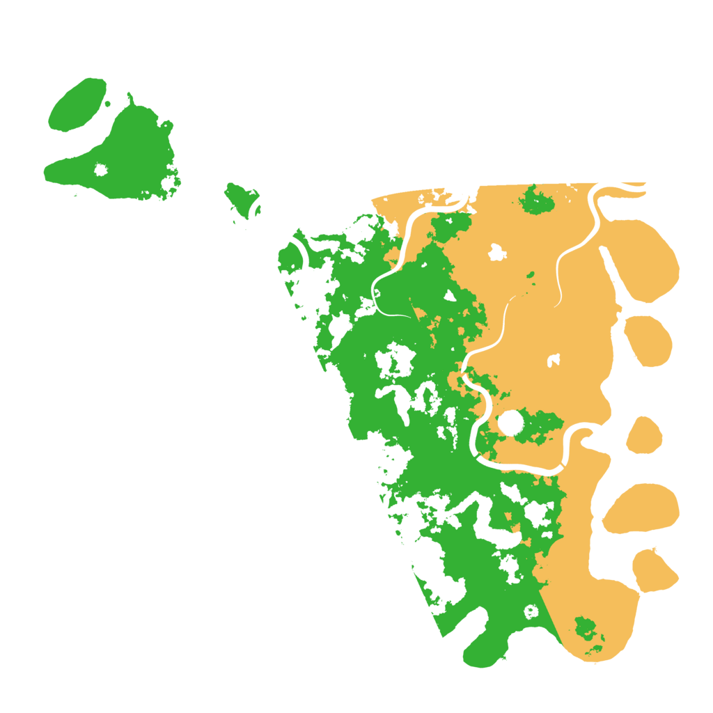 Biome Rust Map: Procedural Map, Size: 5000, Seed: 40591649