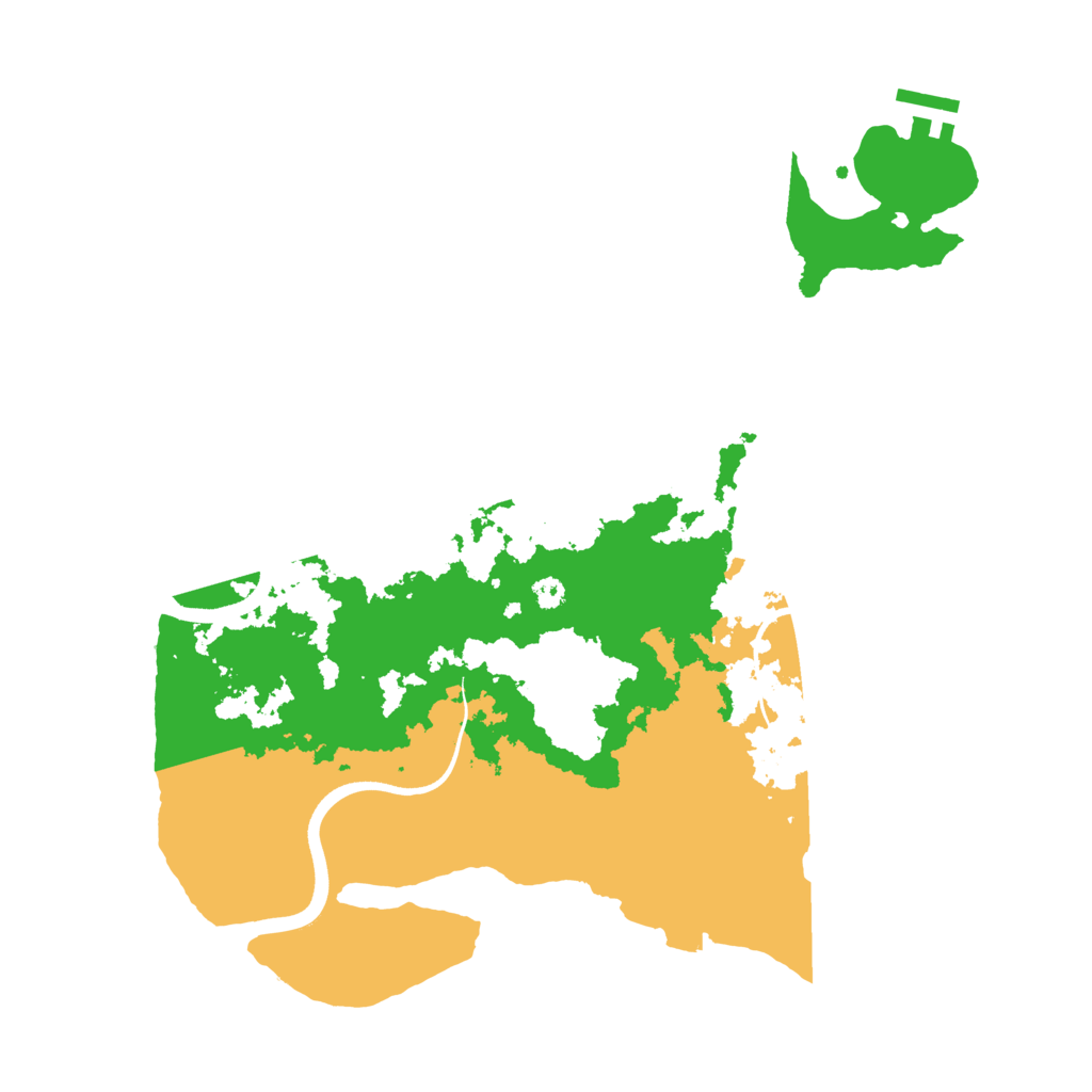 Biome Rust Map: Procedural Map, Size: 3500, Seed: 1532