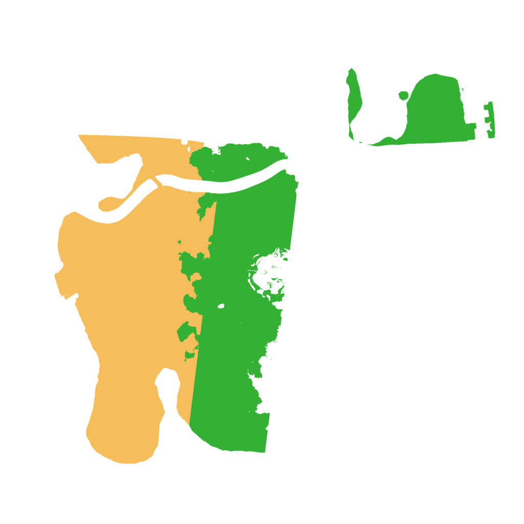 Biome Rust Map: Procedural Map, Size: 2200, Seed: 44675628