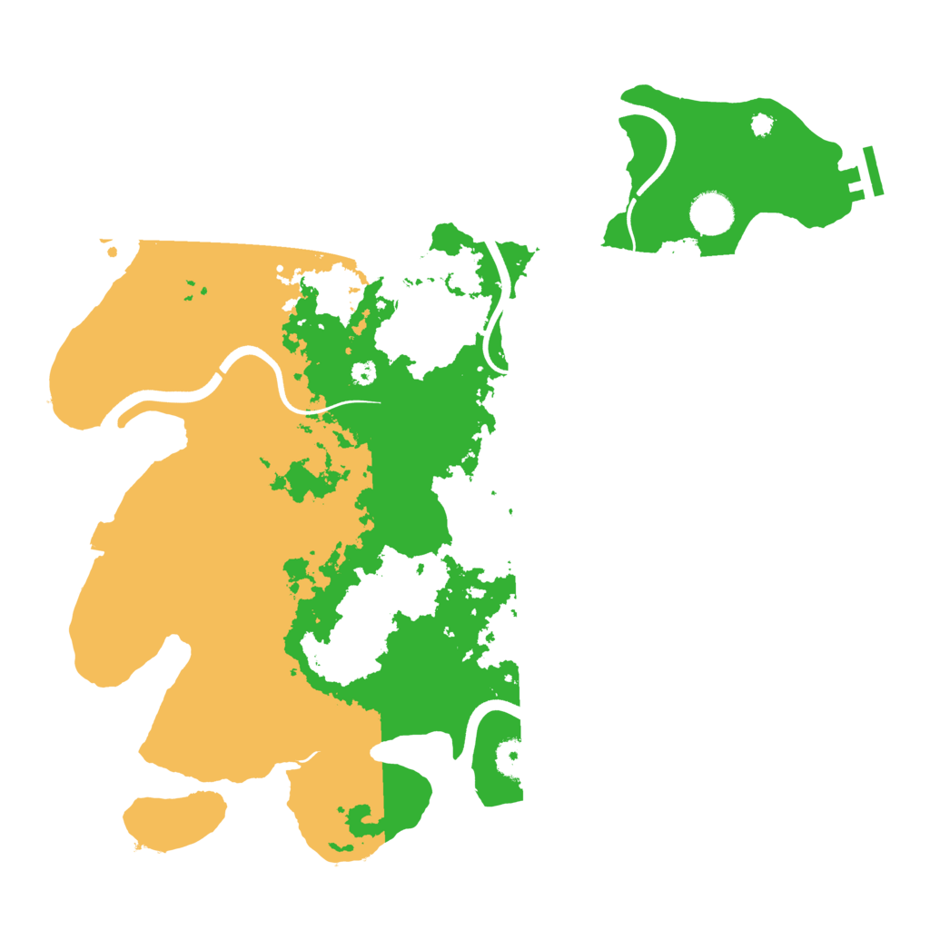Biome Rust Map: Procedural Map, Size: 3750, Seed: 11334169
