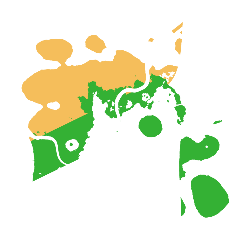 Biome Rust Map: Procedural Map, Size: 3000, Seed: 1411057811