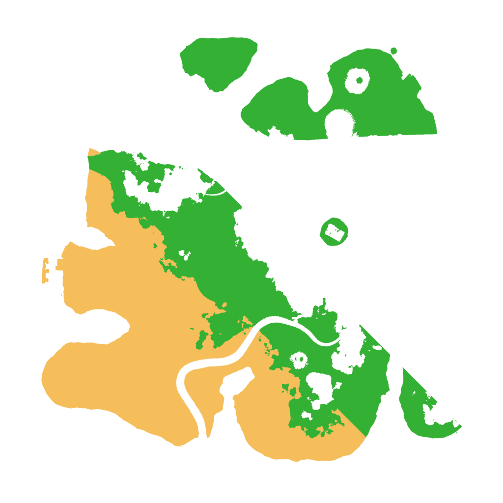 Biome Rust Map: Procedural Map, Size: 3000, Seed: 943993779