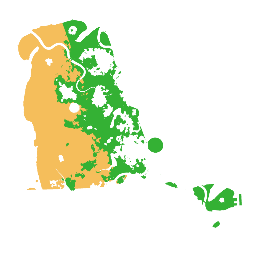 Biome Rust Map: Procedural Map, Size: 4500, Seed: 1962675722