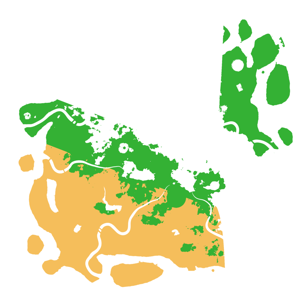 Biome Rust Map: Procedural Map, Size: 4500, Seed: 1974461725