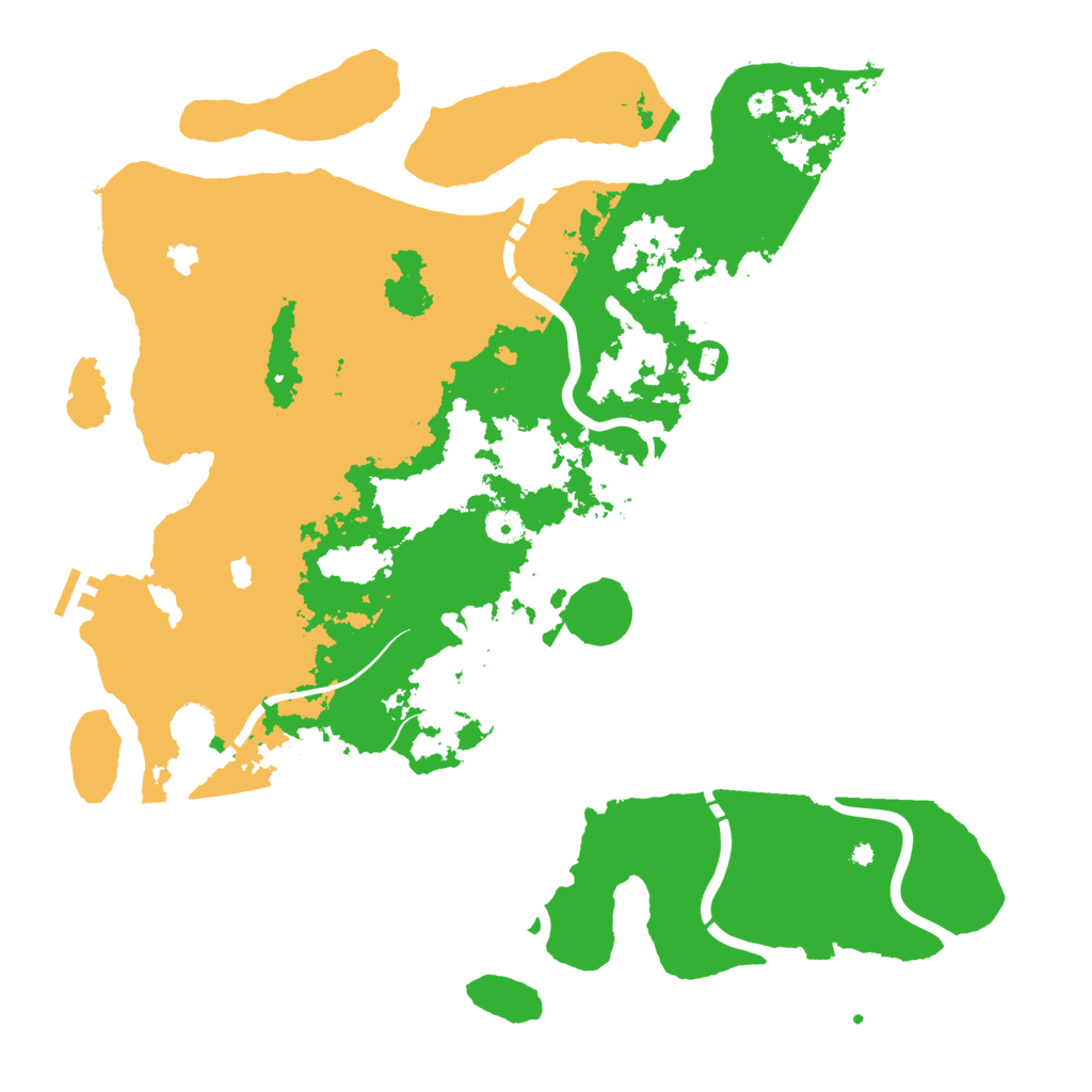 Biome Rust Map: Procedural Map, Size: 4500, Seed: 1582747482