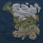 Thumbnail Rust Map: Procedural Map, Size: 4000, Seed: 524505152, 12 Monuments