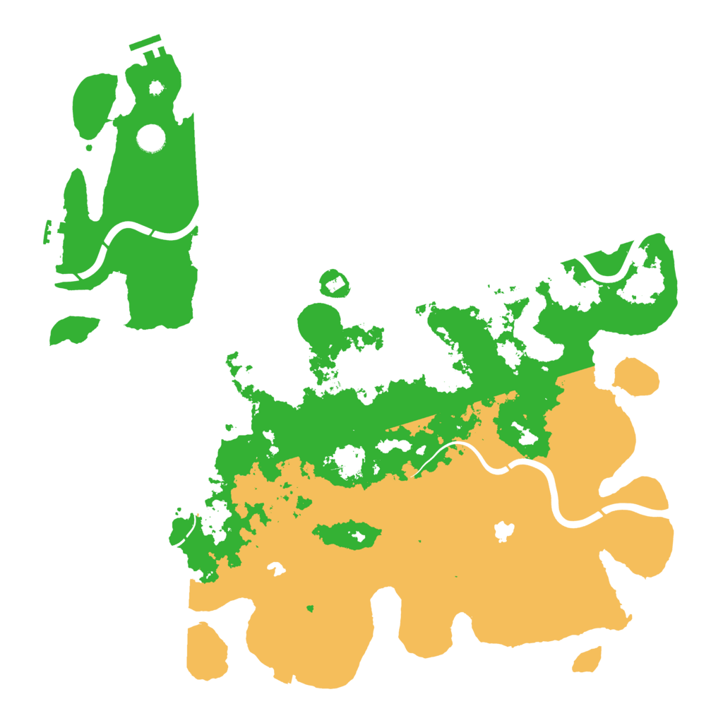 Biome Rust Map: Procedural Map, Size: 4500, Seed: 1835882232