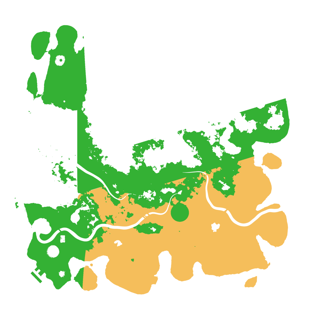 Biome Rust Map: Procedural Map, Size: 4500, Seed: 1835882232