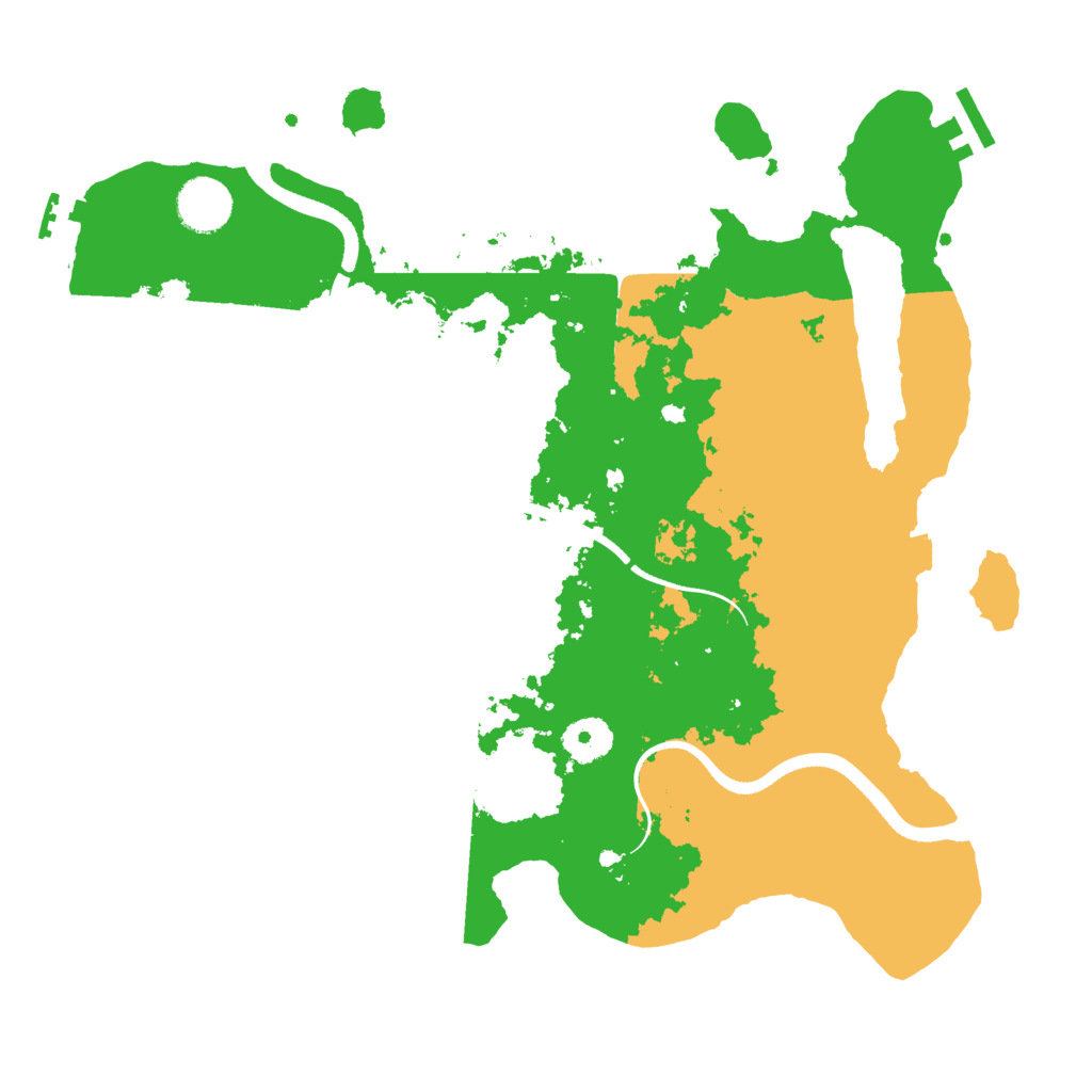 Biome Rust Map: Procedural Map, Size: 3500, Seed: 1857194864