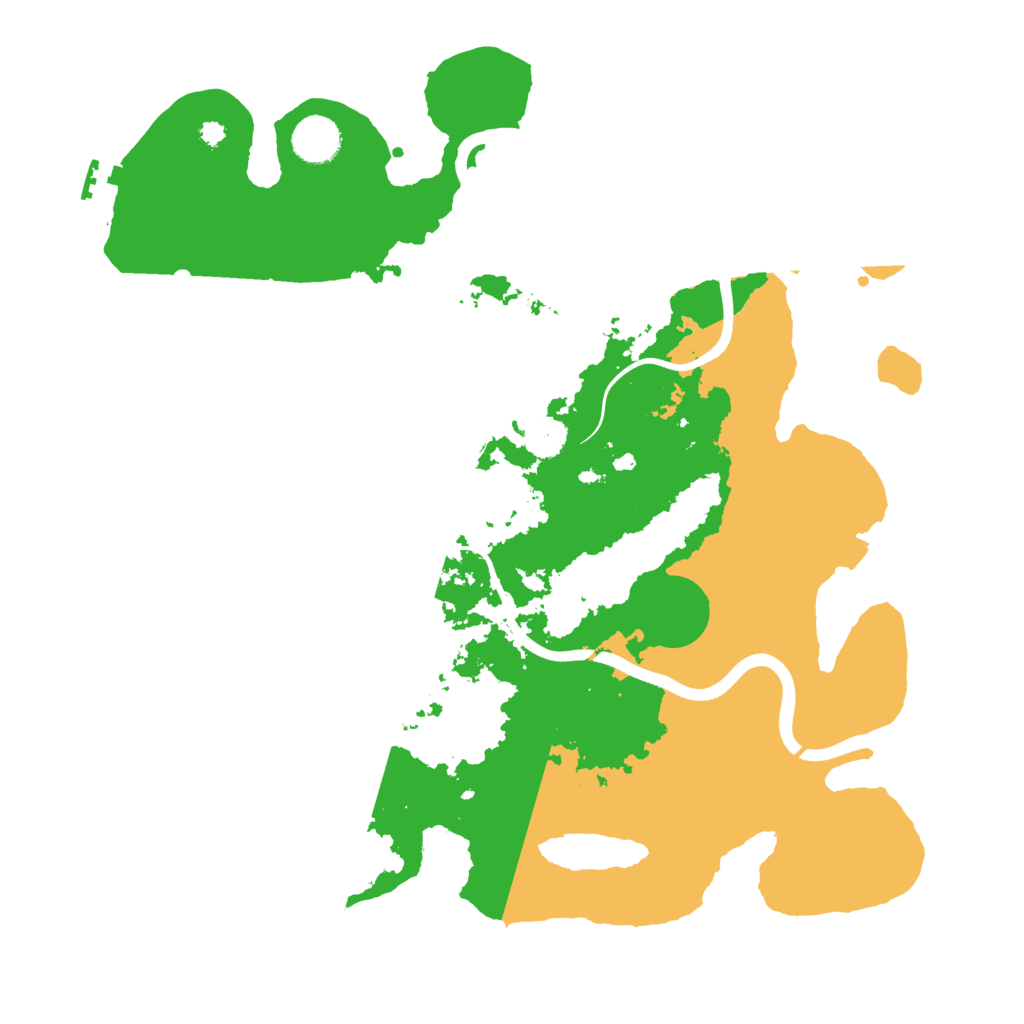 Biome Rust Map: Procedural Map, Size: 3750, Seed: 243159407