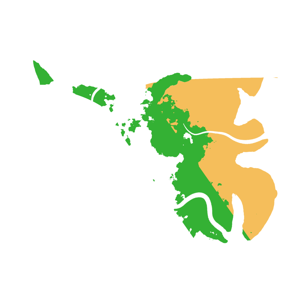 Biome Rust Map: Procedural Map, Size: 3000, Seed: 784218