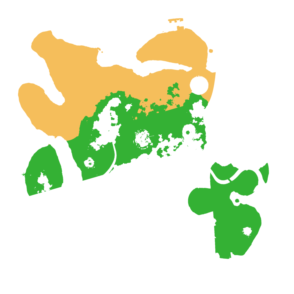 Biome Rust Map: Procedural Map, Size: 3000, Seed: 8668564