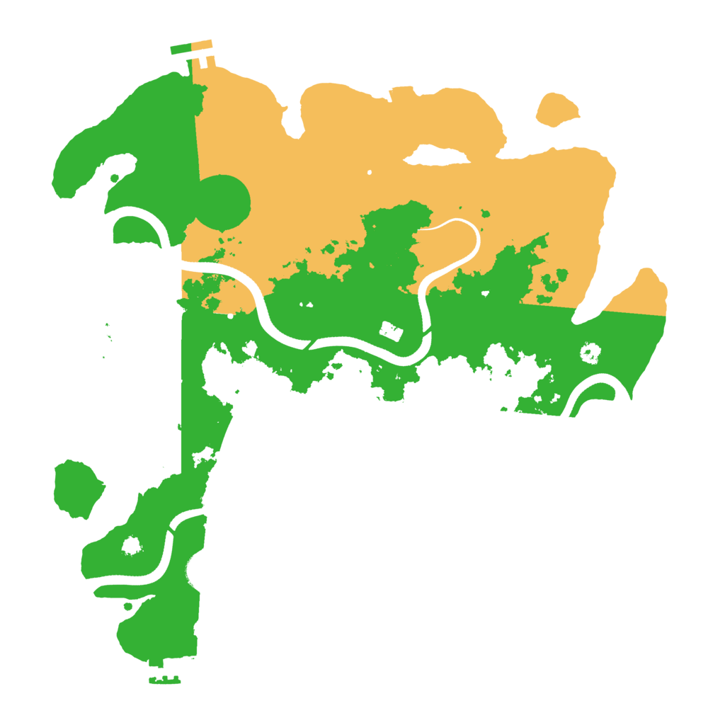 Biome Rust Map: Procedural Map, Size: 3500, Seed: 287593091