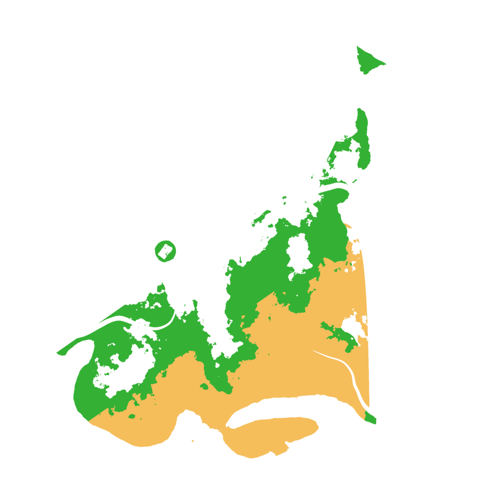 Biome Rust Map: Procedural Map, Size: 3800, Seed: 512025